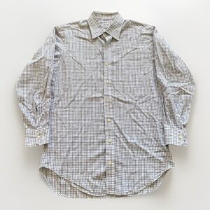 Hamilton Dress Shirt Mens M 14.5/32‎ Check Classic Sport Oxford Bespoke